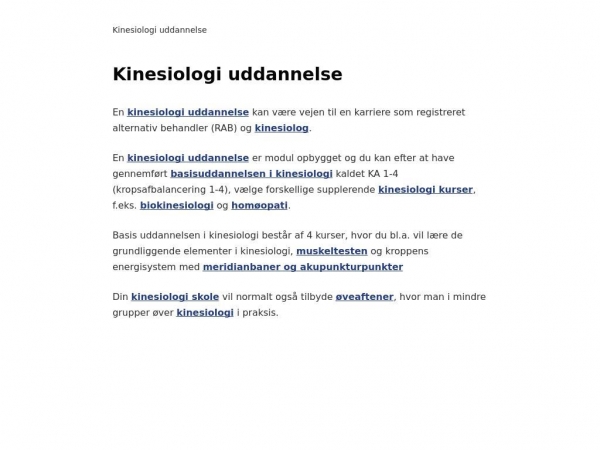 kinesiologiuddannelsen.dk