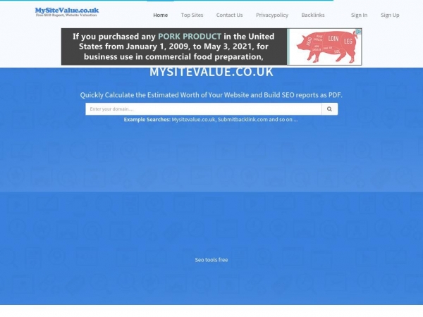 mysitevalue.submitbacklink.com